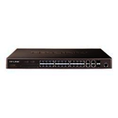 TP LINK 24-Port 10/100 4 x Gigabit or 2 SFP Slot Managed Switch TP LINK 24-Port 10/100 4 x Gigabit or 2 SFP Slot Managed Switch